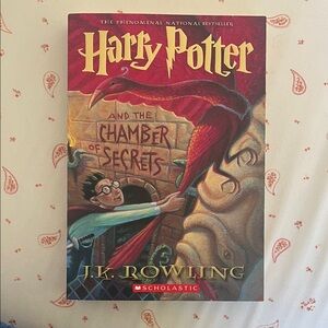 Scholastic Red and Gold Harry Potter Book